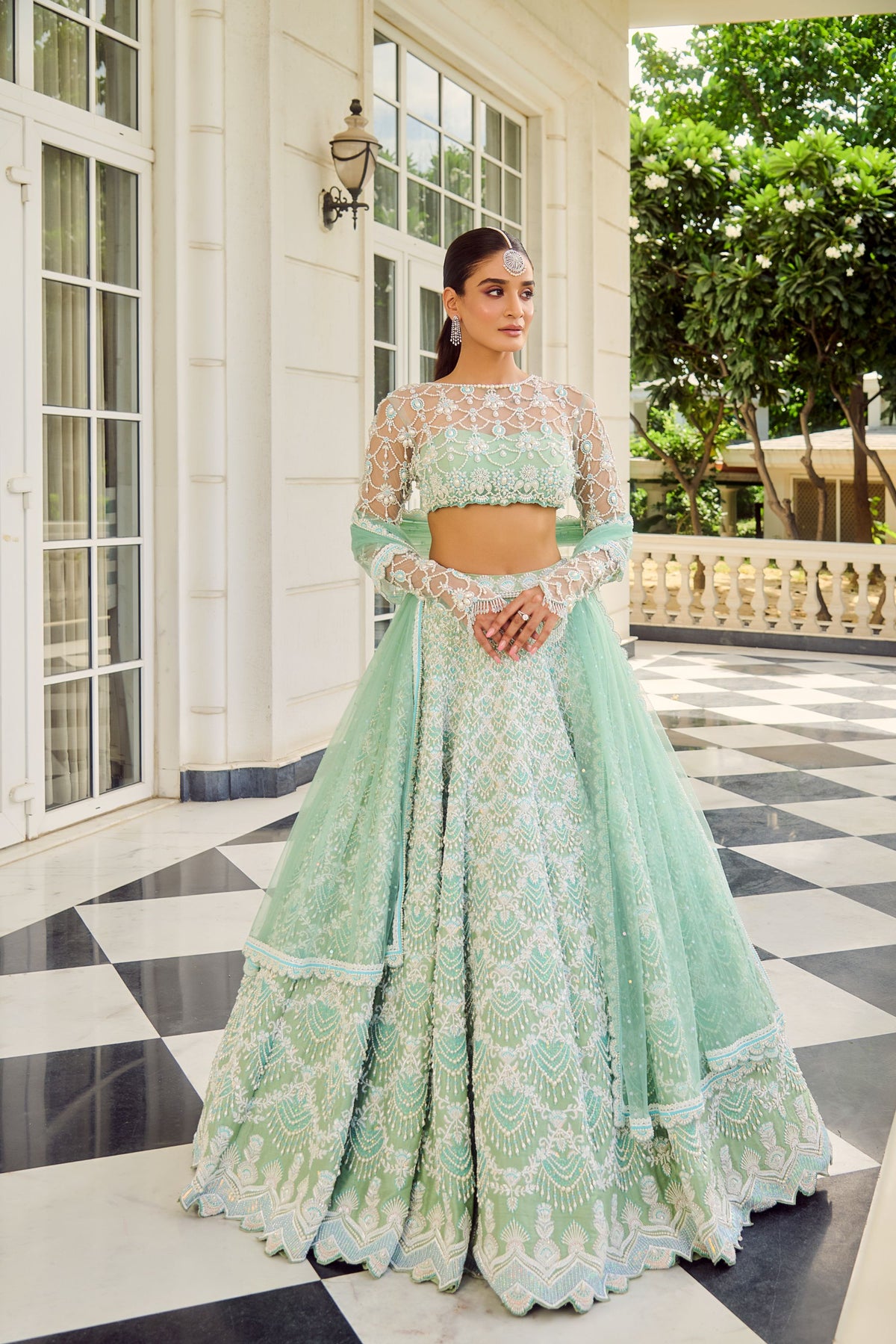Shop Silk Bridal Lehenga Set Online | Rianta's